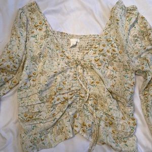 Floral Long Sleeved Blouse